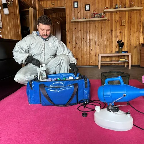 ФОТО Полное удаление ртути в помещениях в Бакшеево