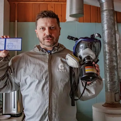 ФОТО Удаление плесени в Бакшеево